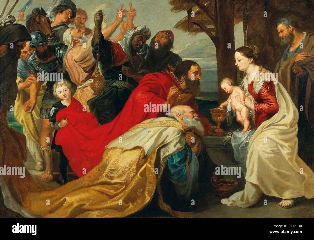 Studio of Peter Paul Rubens - The Adoration of the Magi Stock Photo - Alamy