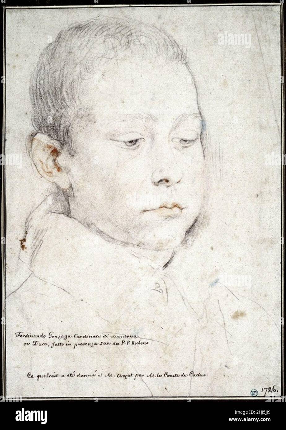 Studio per il ritratto Ferdinando Gonzaga Stock Photo Alamy