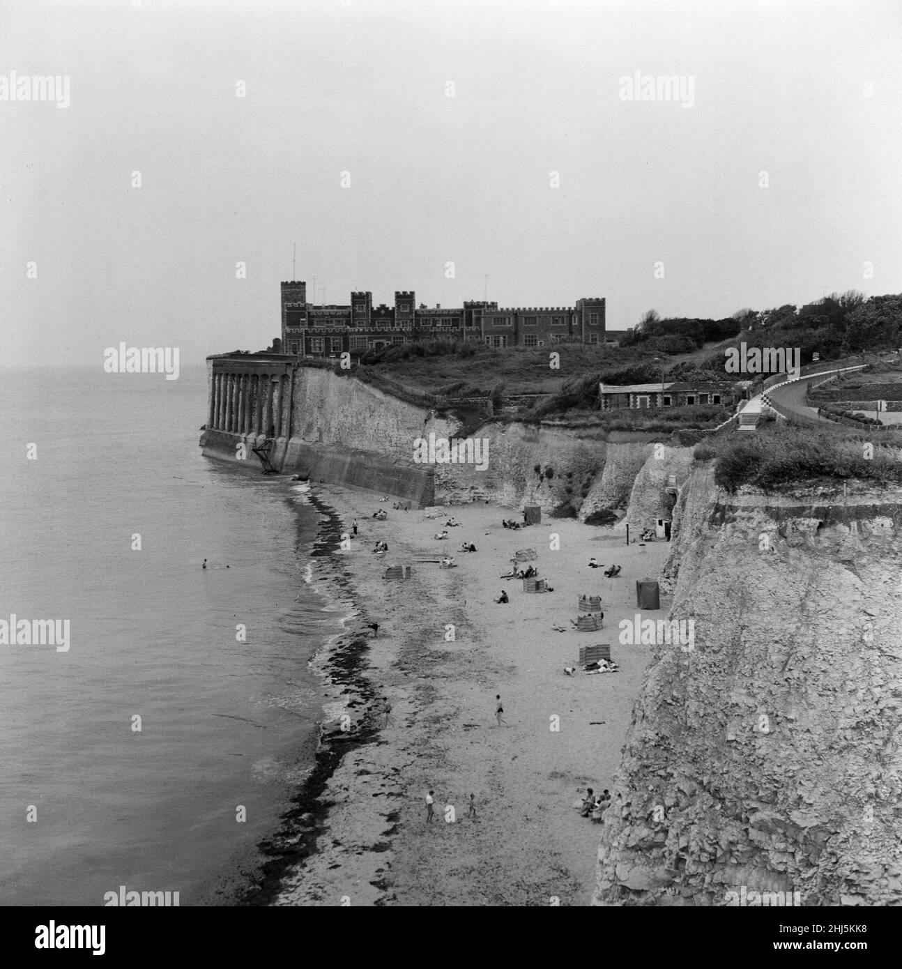 Kingsgate Castle, Broadstairs, Kent. 26th September 1958 Stock Photo