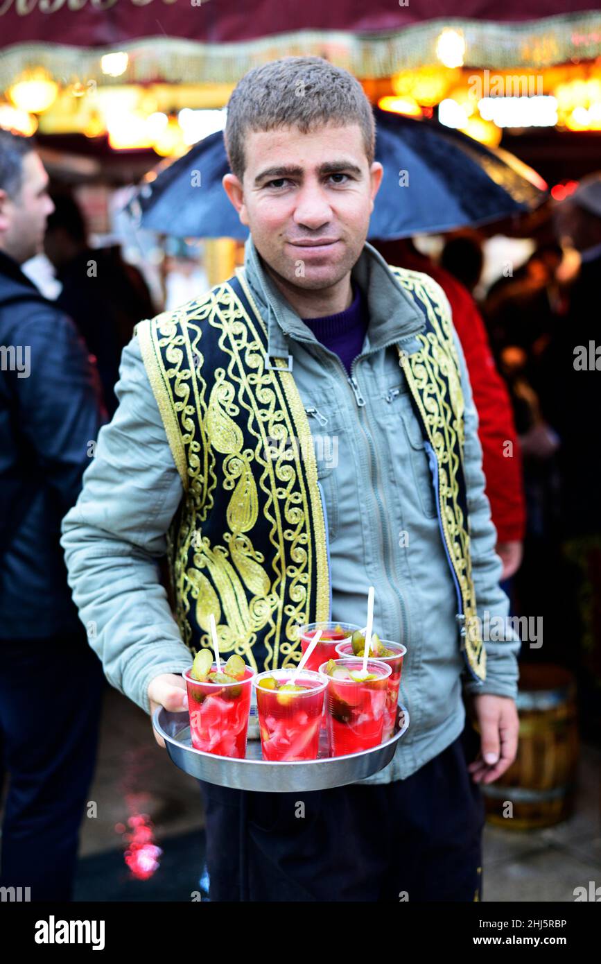 Turkish pickle juice served as an traditional to the popular Mackerel fish