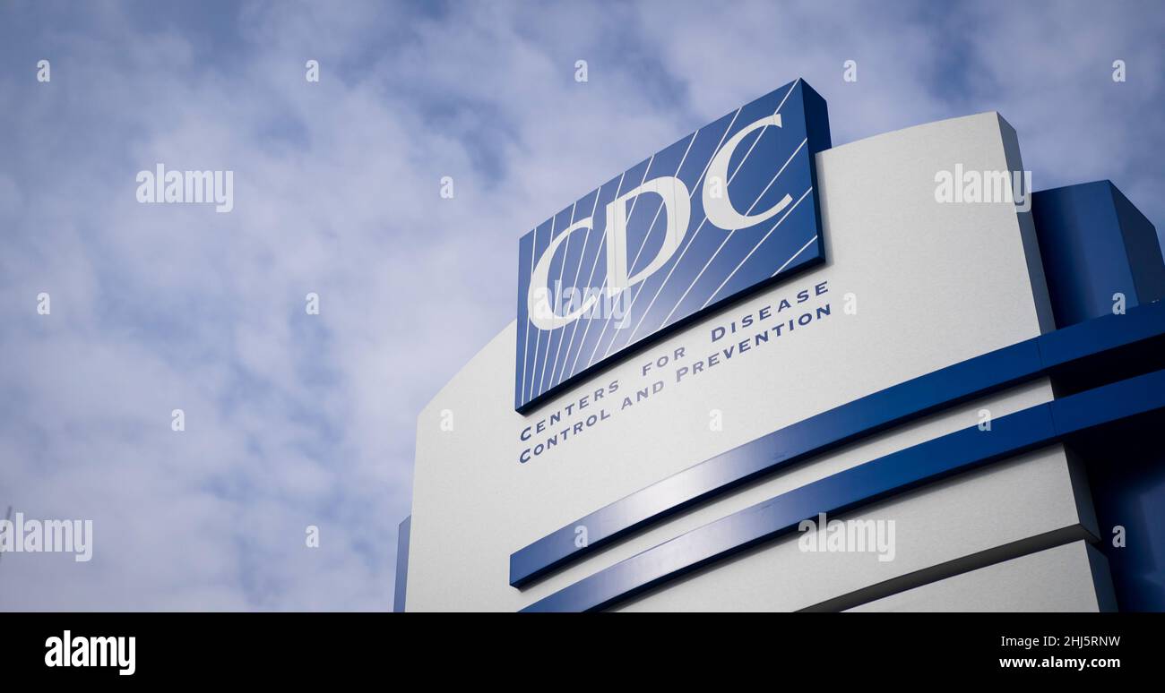 Atlanta, Georgia - January 24, 2022: the US Center for Disease Control (CDC) Stock Photo