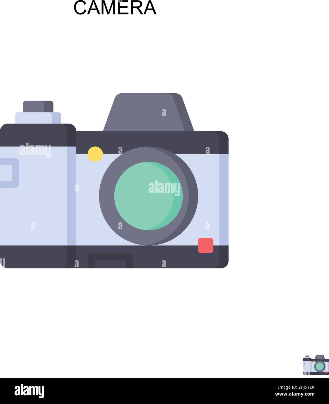 Camera Simple vector icon. Illustration symbol design template for web ...