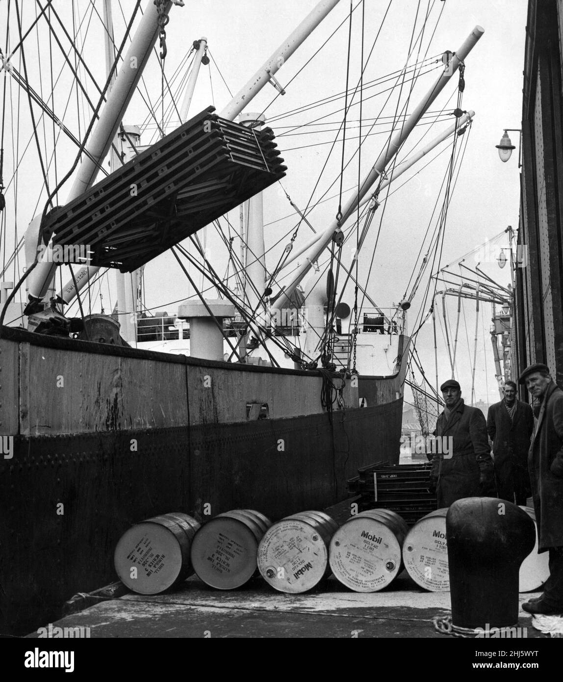 Liverpool docks. Circa 1960. Stock Photo