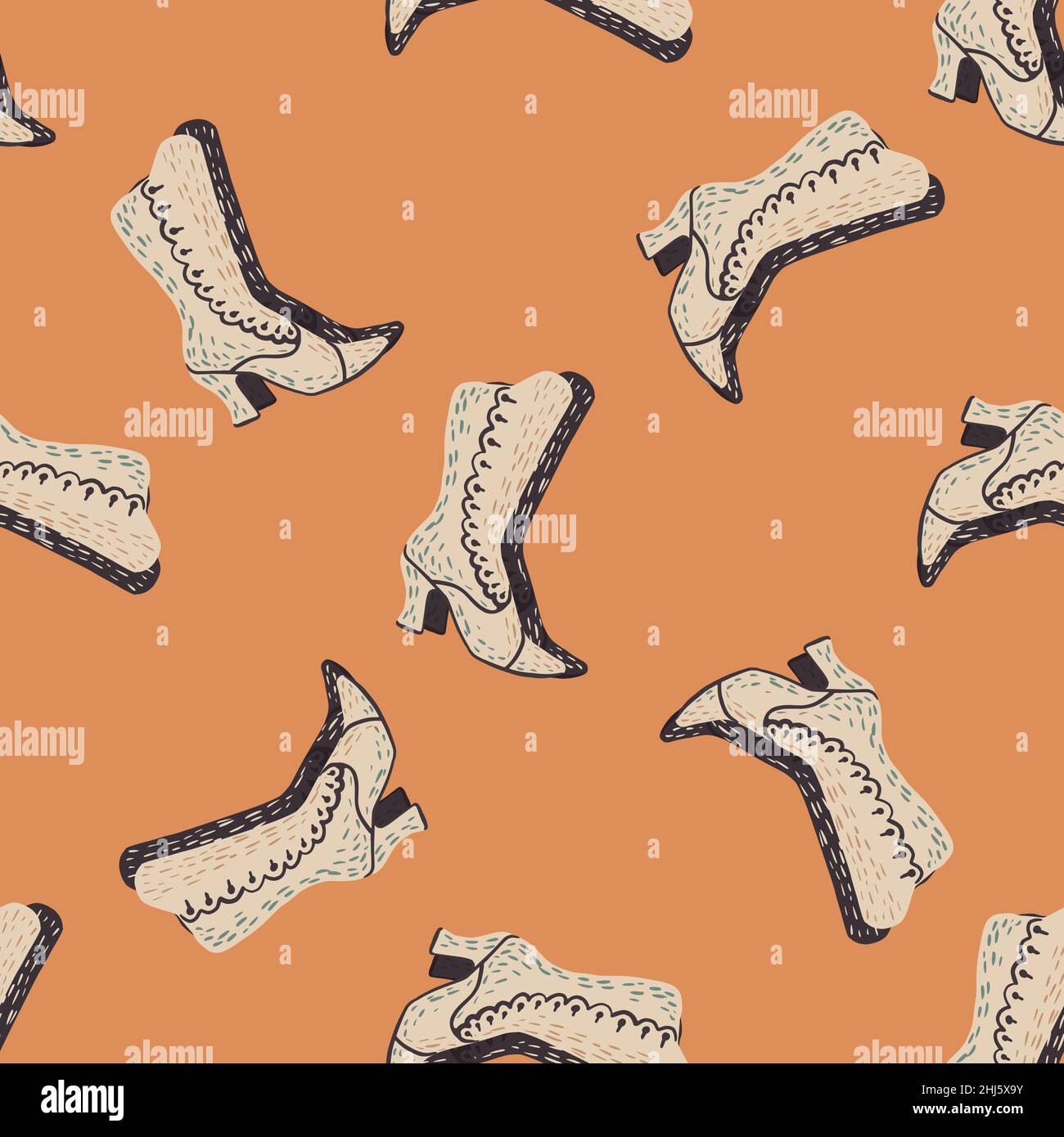 Hand drawn women shoes hi-res stock photography and images - Alamy