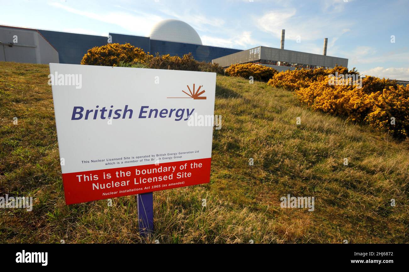 File photo dated 25/04/09 of a general view of Sizewell B Nuclear Power Station, Sizewell, Suffolk, as plans to build a new nuclear power station have received a boost after the Government announced £100 million of funding to support its continued development. Stock Photo