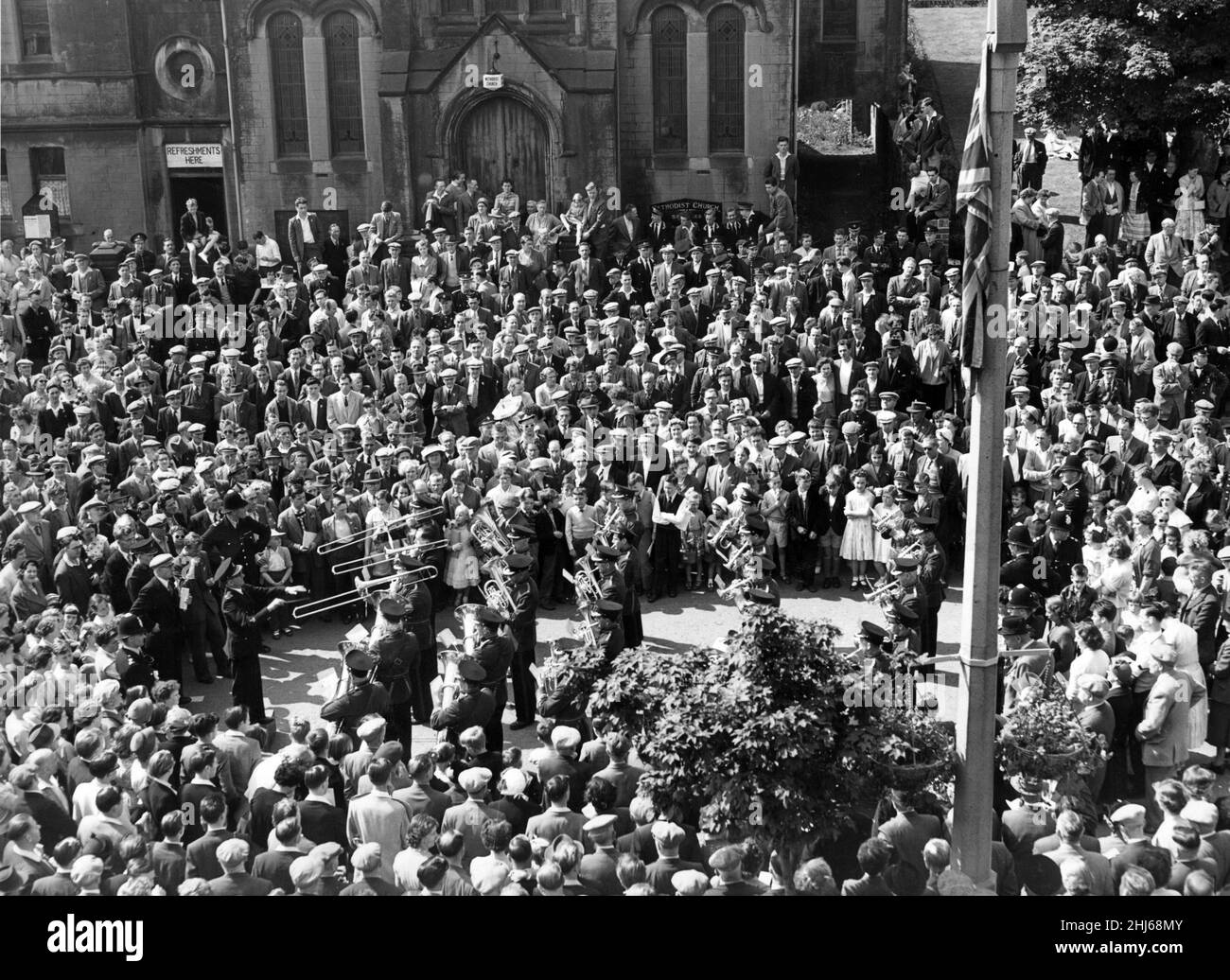 The miners of Northumberland marched into Bedlington 