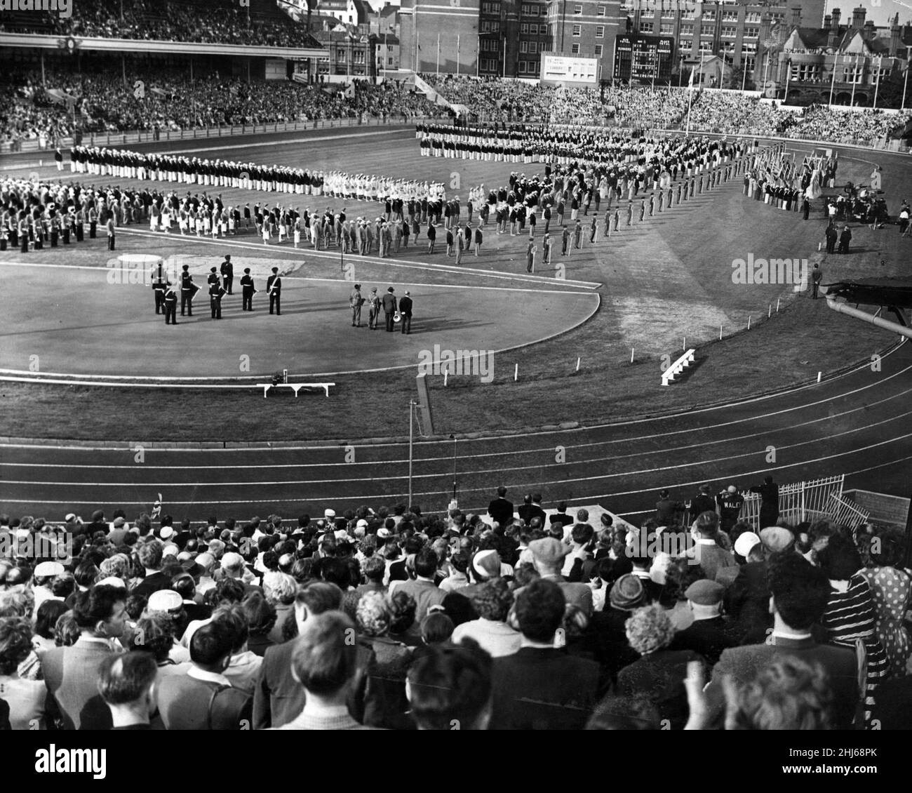 Opening ceremony for the 1958 British Empire and Commonwealth Games at