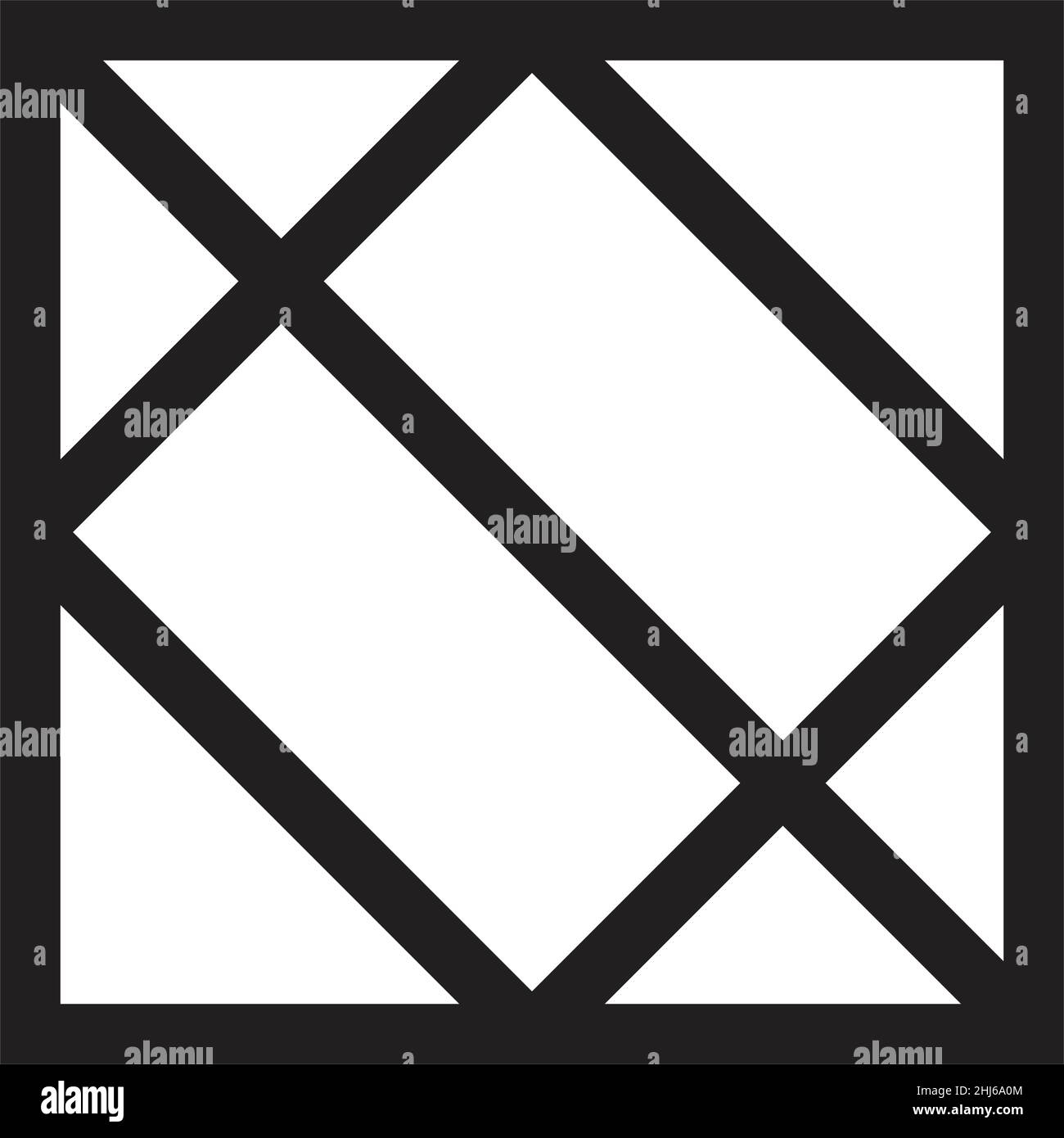 Abstract square geometric shape, modern and contemporary design art ...