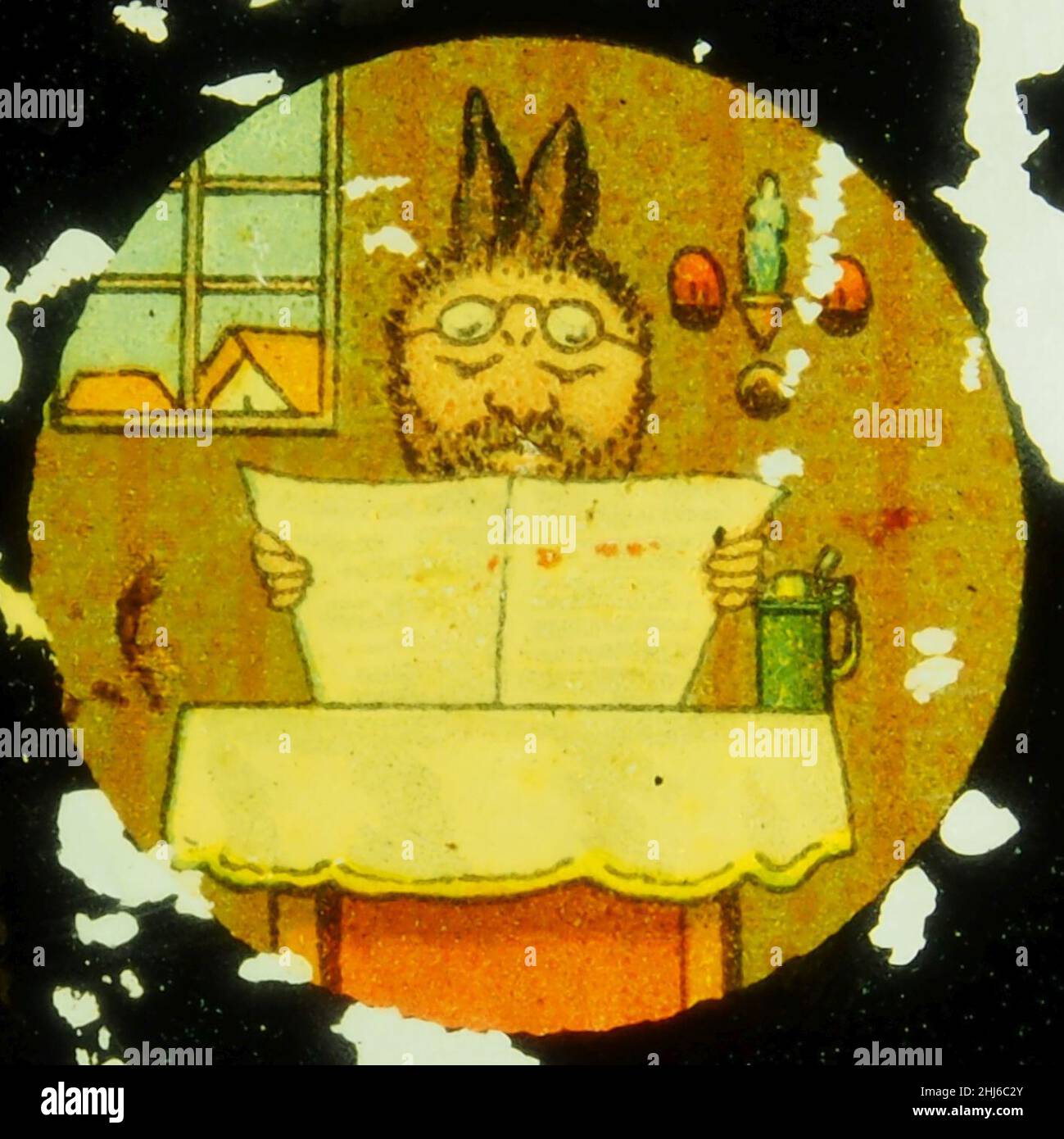 Surprise changing from Rabbit to Man picture 5 Stock Photo - Alamy