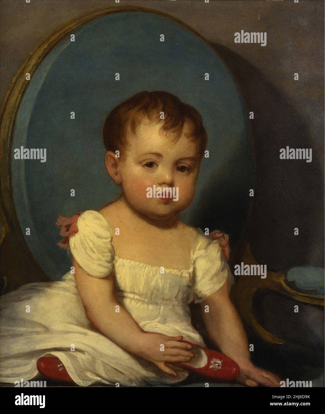 Susan May Williams, 1812 - 1881 Gilbert Stuart. Stock Photo