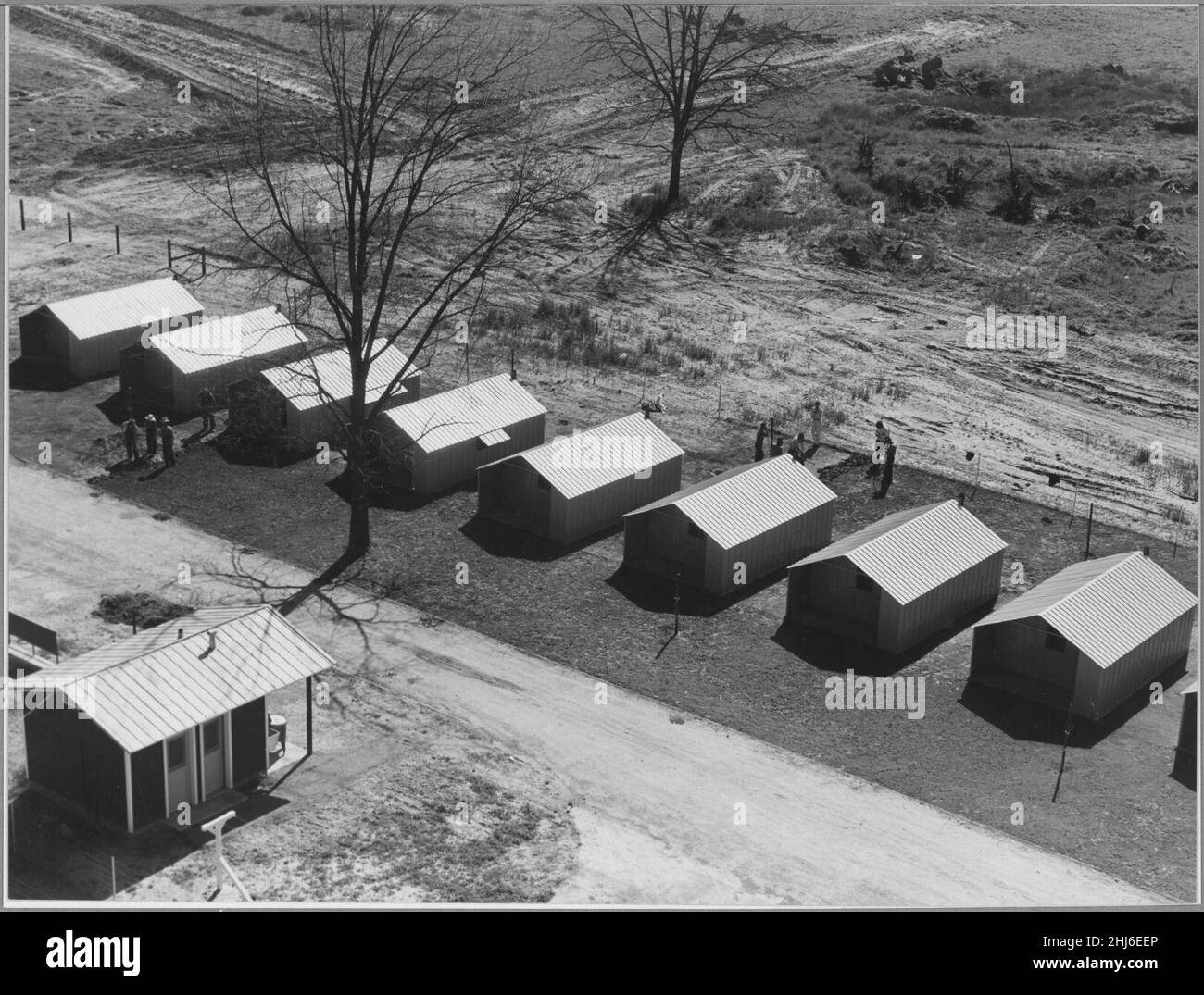 Sutter County, Near Yuba City, California. Isolation unit for contagious diseases, Yuba City, Califo . . . - Stock Photo