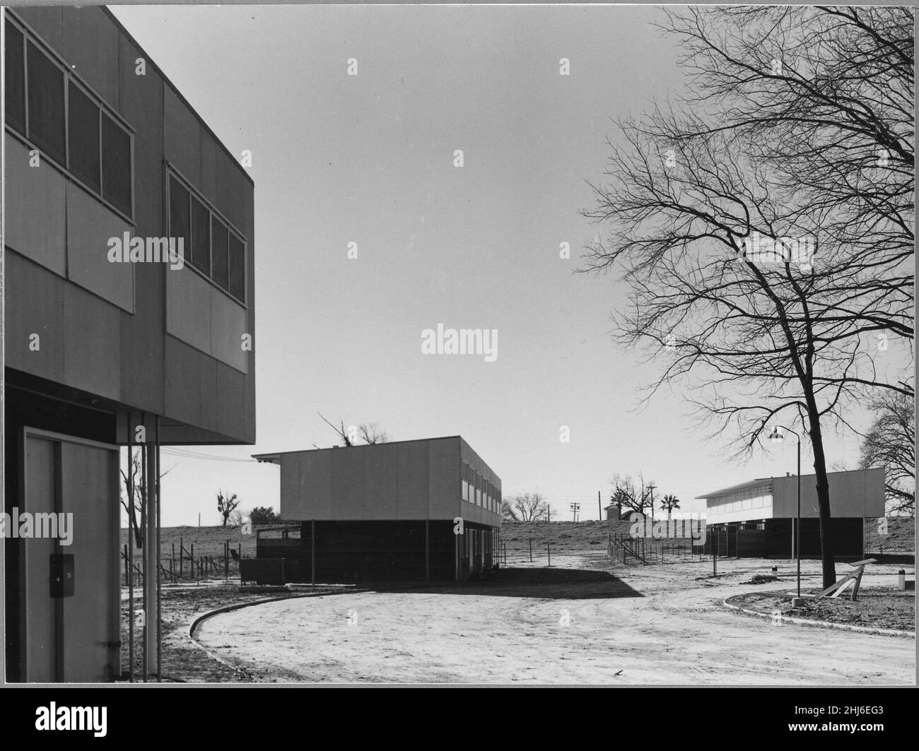 Sutter County, near Yuba City, California. Multiple family dwellings of