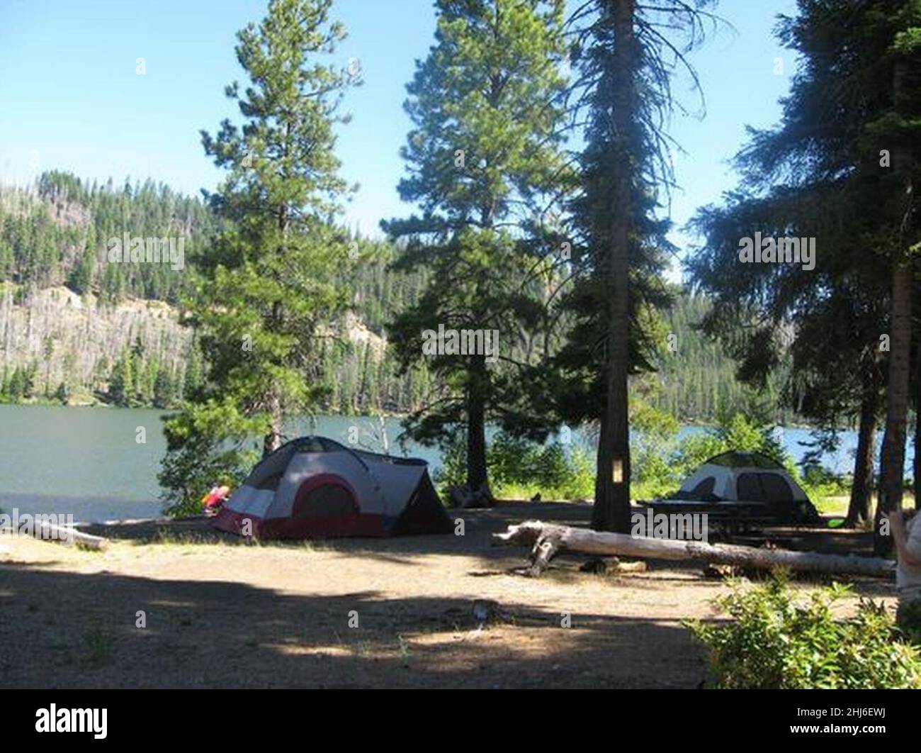 Suttle Lake, South Shore Campground, USFS. Stock Photo