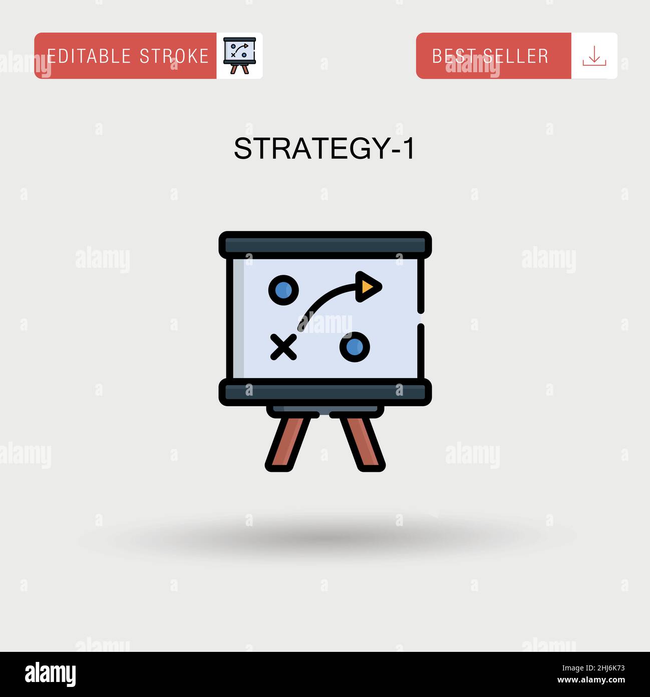 Strategy-1 Simple vector icon Stock Vector Image & Art - Alamy