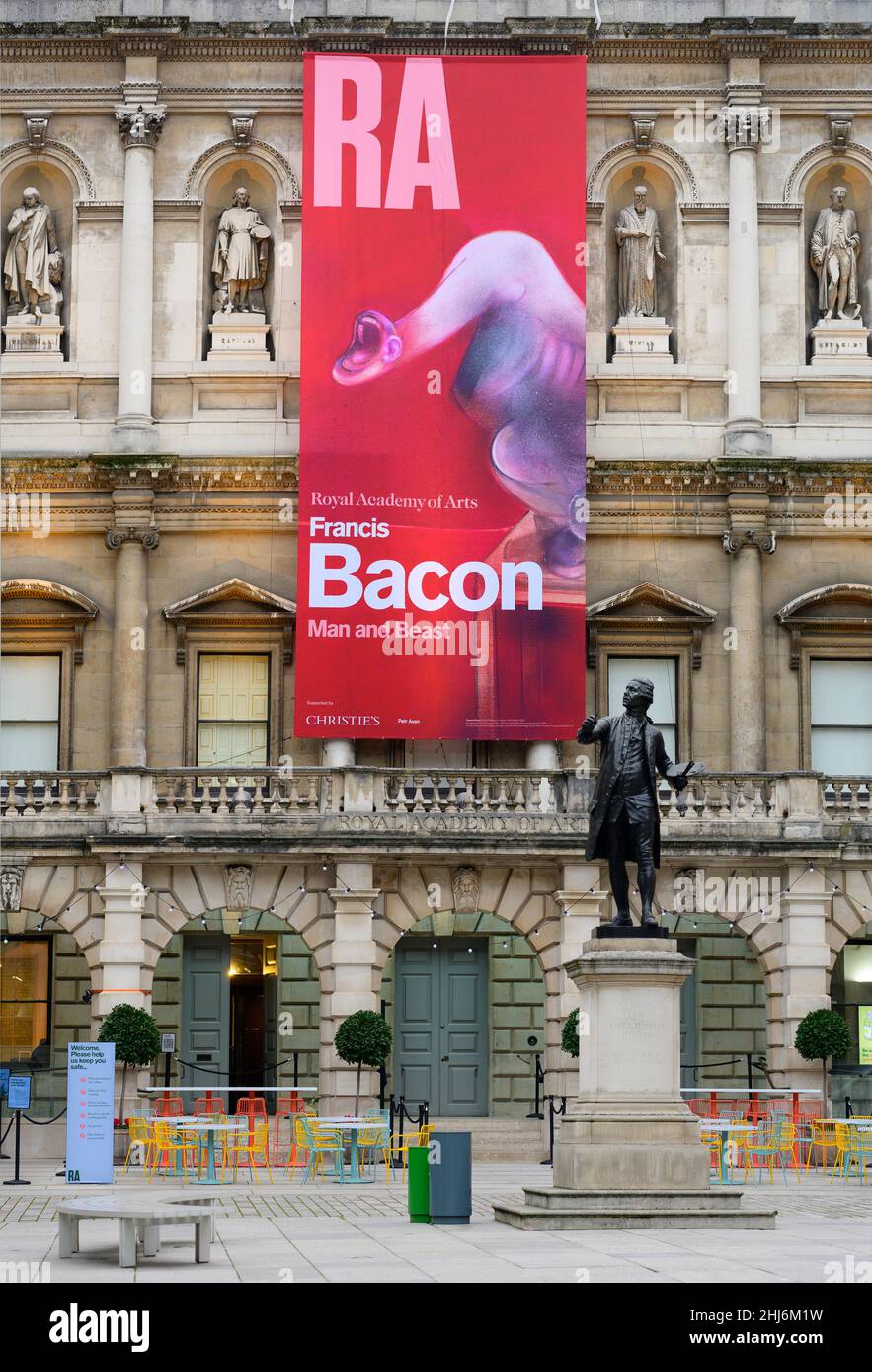 The Royal Academy of Arts, London, UK. 25 January 2022. Francis Bacon