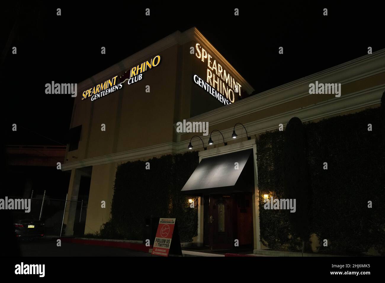 The Spearmint Rhino Gentlemens Strip Club Is Seen Wednesday Jan 26 2022 In Los Angeles