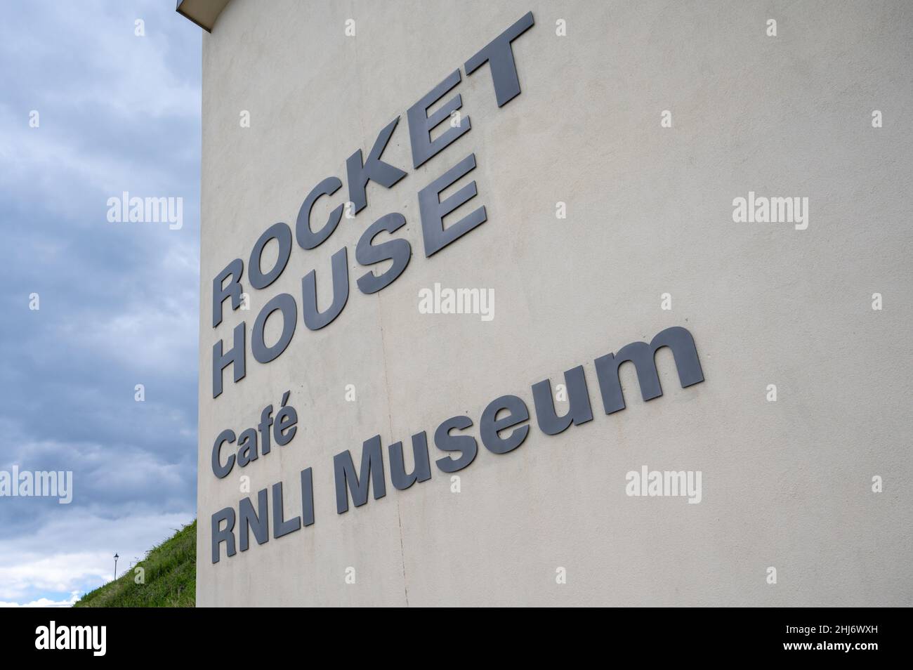 The Rocket House RNLI Museum and cafe in Cromer Norfolk UK Stock Photo