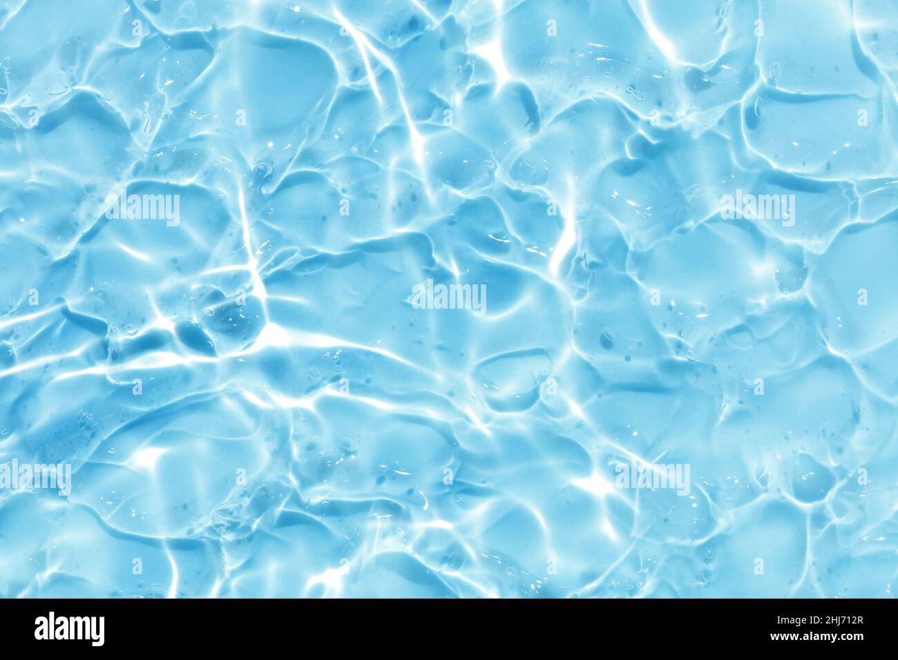 blue water wave abstract, pure natural ripple and bubble texture, gel ...