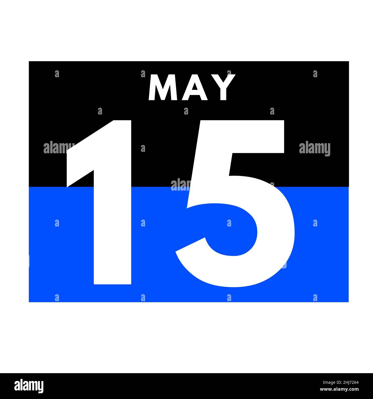 May 15 . Flat daily calendar icon .date ,day, month .calendar for the ...