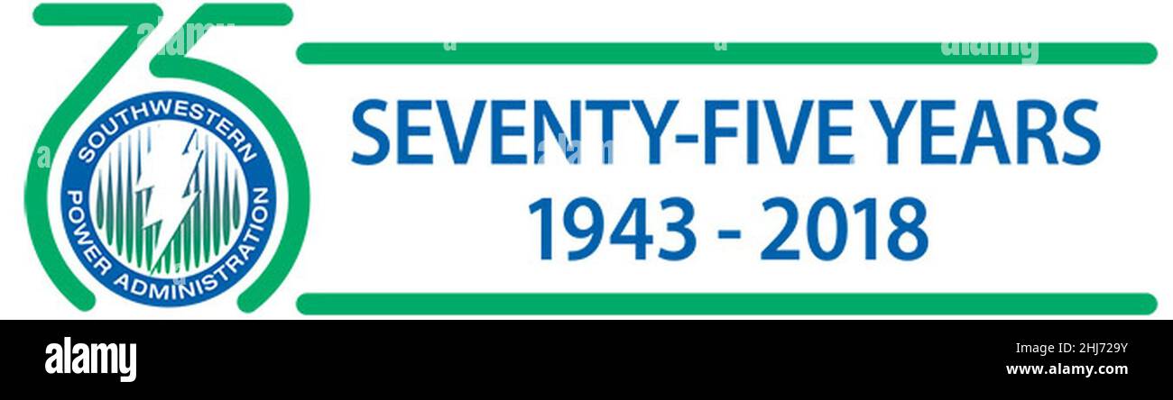 SWPA 75 years logo Stock Photo - Alamy