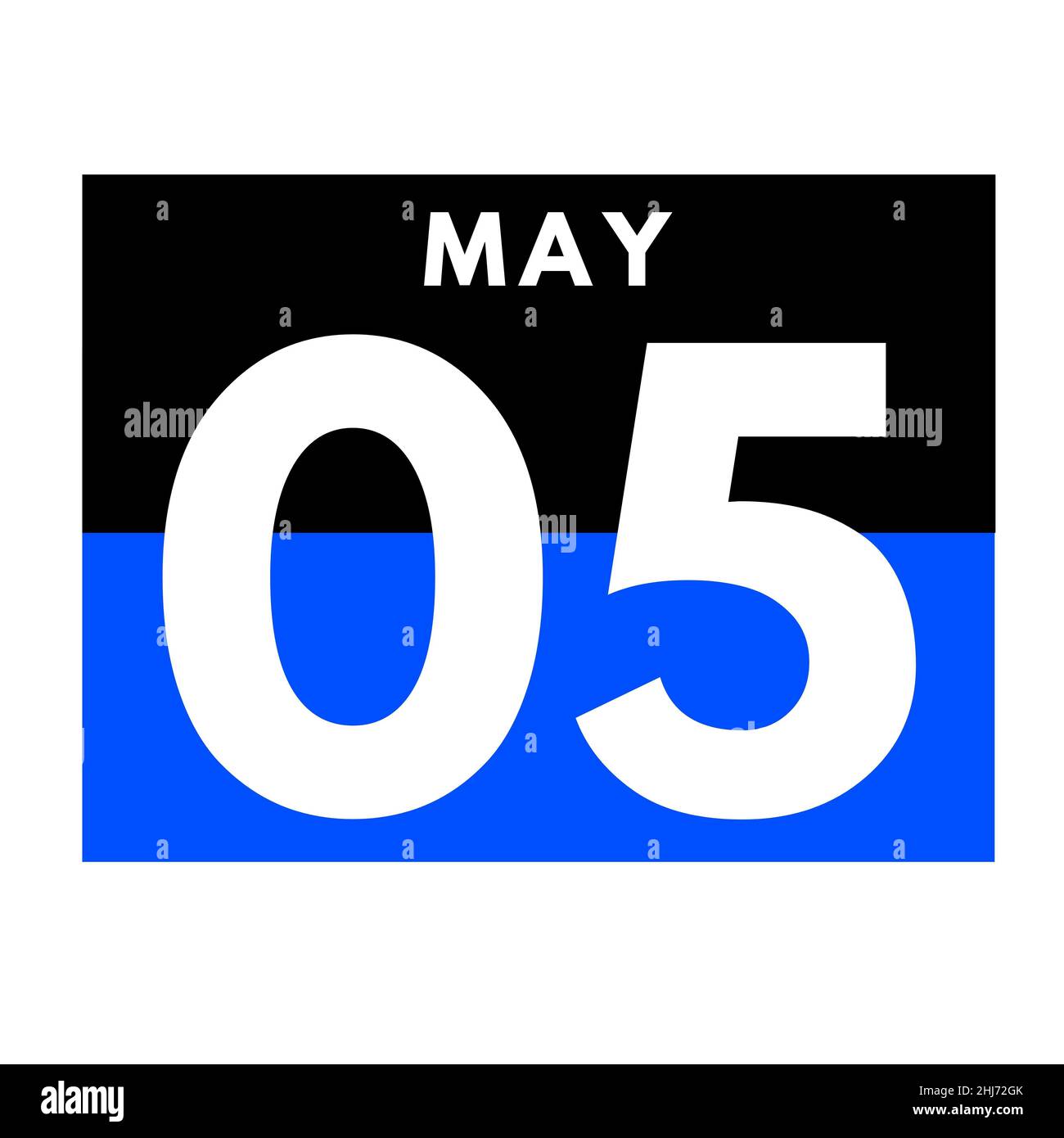 May 5 . Flat daily calendar icon .date ,day, month .calendar for the ...