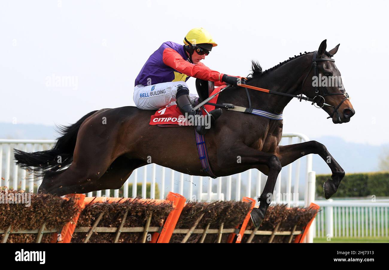 File photo dated 17-04-2019 of Dashel Drasher, who is poised to defend his Betfair Ascot Chase title after a gallant run in defeat at Lingfield on Sunday. Issue date: Thursday January 27, 2022. Stock Photo