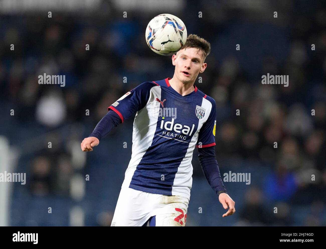 West Bromwich, England, 26th January 2022.  Taylor Gardner-Hickman of West Bromwich Albion during the Sky Bet Championship match at The Hawthorns, West Bromwich. Picture credit should read: Andrew Yates / Sportimage Credit: Sportimage/Alamy Live News Stock Photo