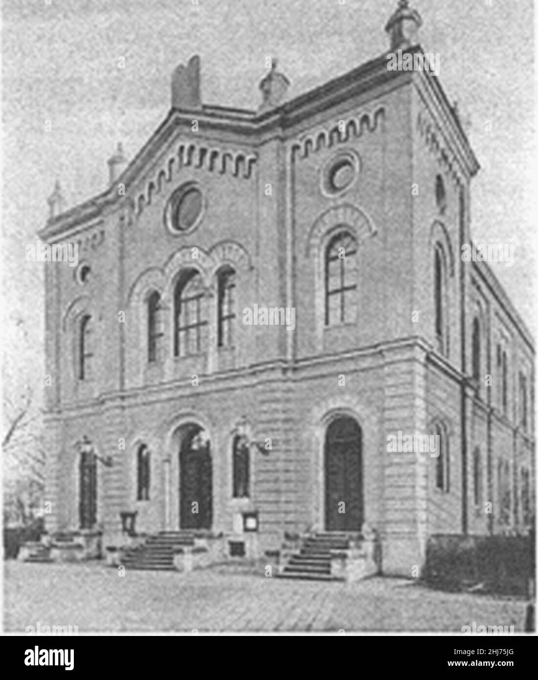 Synagogue of Linz in 1910 Stock Photo Alamy