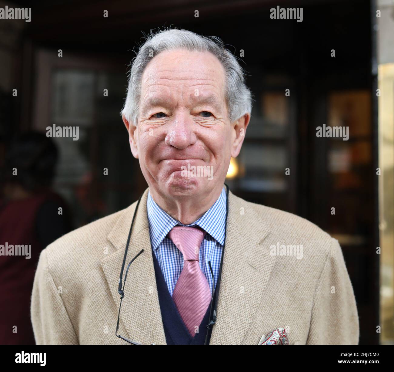 Oldie of the Year awards at Simpsons in the Strand.2017  Pic shows: newsreader Michael Buerk  Michael Duncan Buerk is an English journalist and newsre Stock Photo