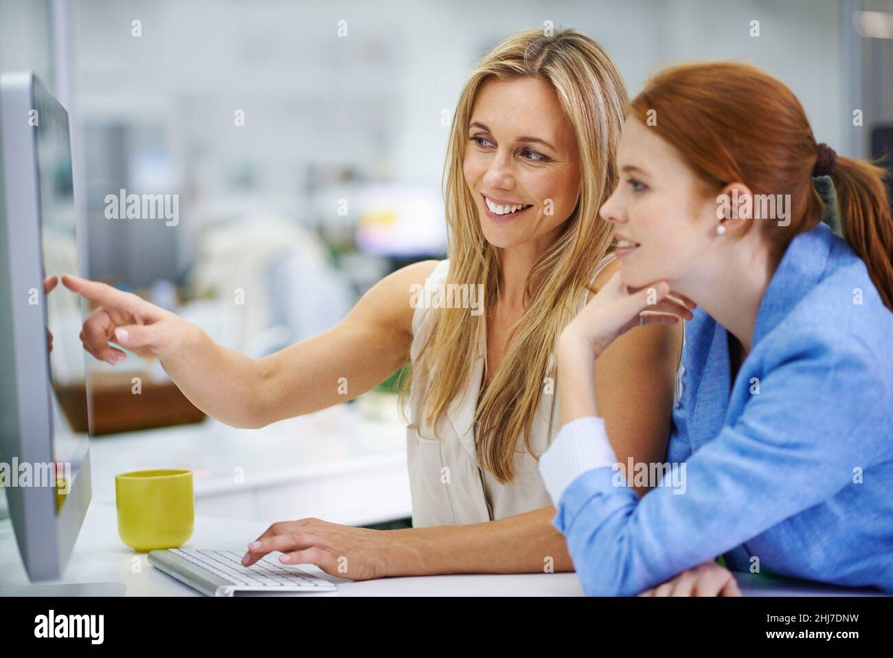 See that's where you went wrong. Two attractive female coworkers going ...