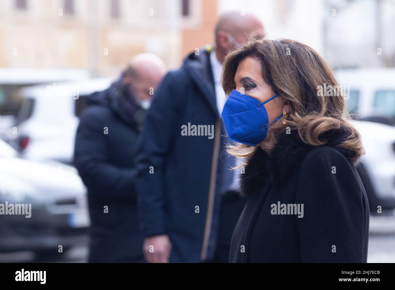 Rome, Italy. 27th Jan, 2022. Maria Elisabetta Alberti Casellati during commemoration of Holocaust Remembrance Day in Rome (Credit Image: © Matteo Nardone/Pacific Press via ZUMA Press Wire) Credit: ZUMA Press, Inc./Alamy Live News Stock Photo