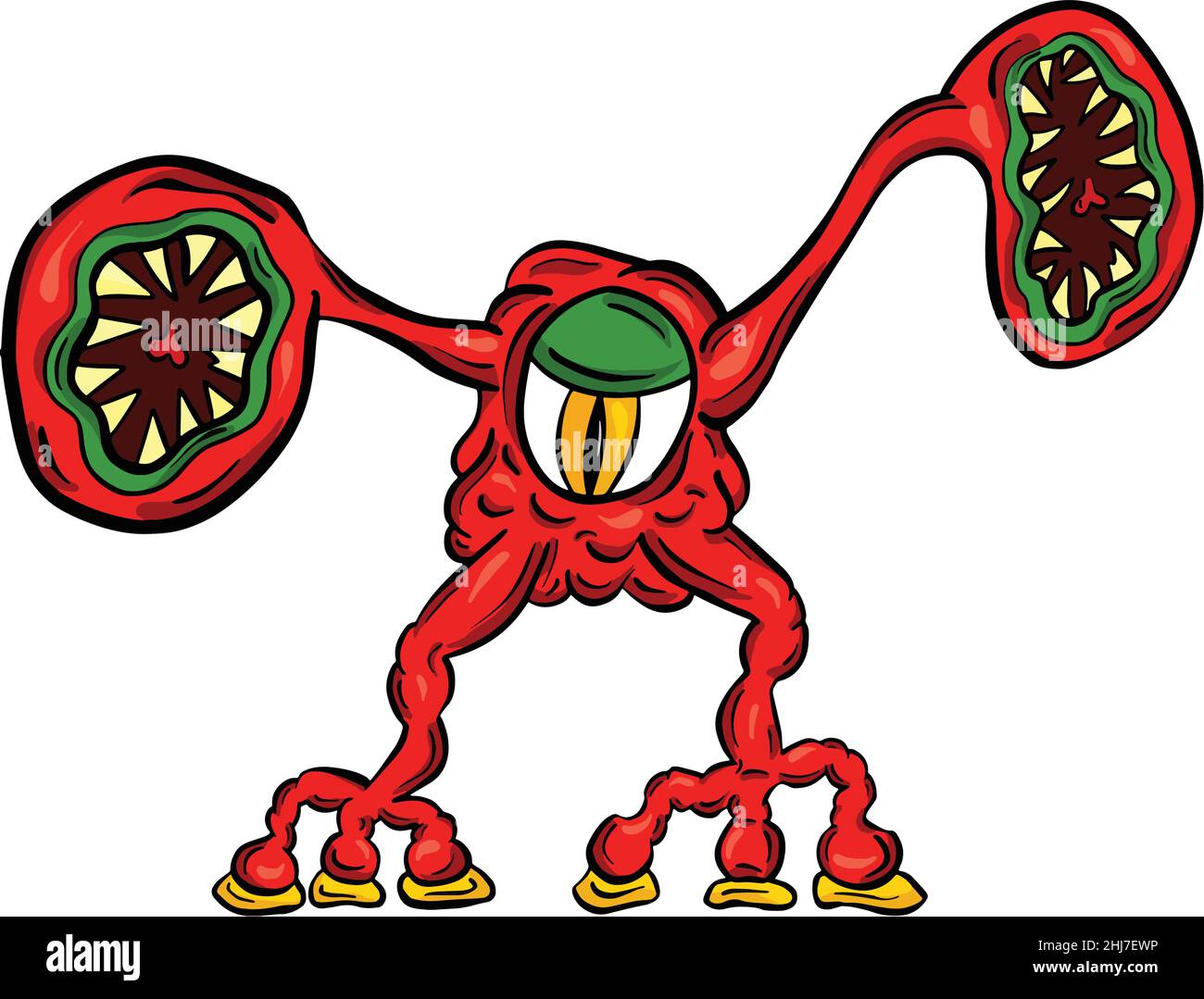 Weird Imaginary Alien Monster Creatures that Look Like Viruses or ...