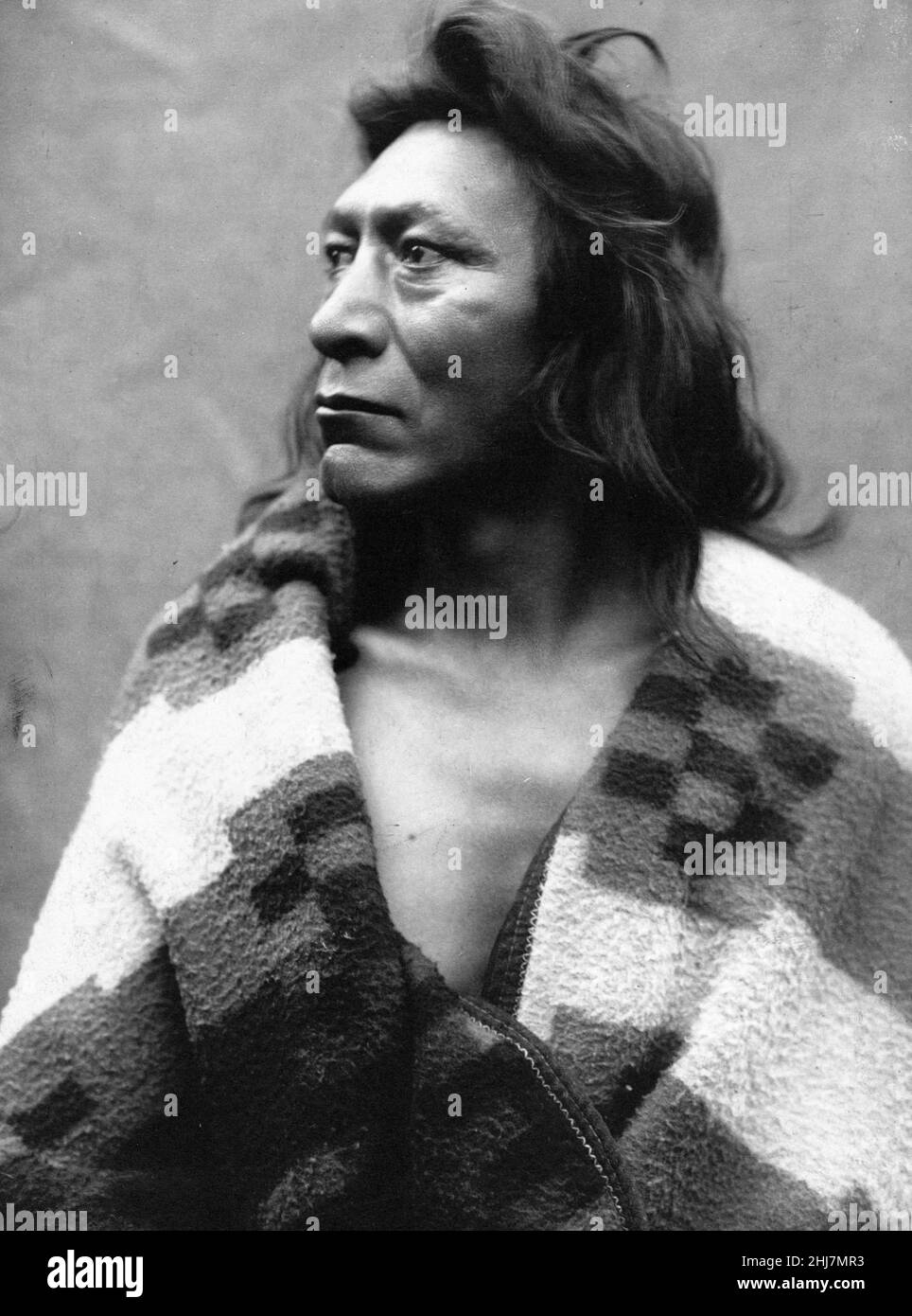 Fish Hawk - Antique and vintage photo - Native american / Indian / American Indian. Moorhouse, Lee, 1850-1926, photographer. Stock Photo