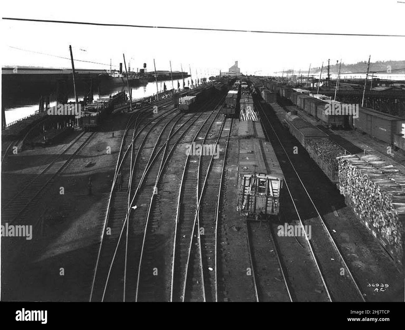 Tacoma terminal shops, Chicago, Milwaukee and St Paul Railway Stock ...