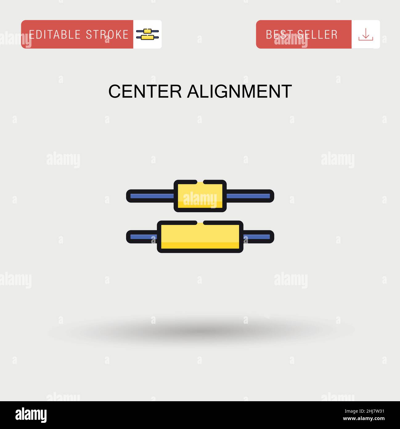 Alignment tool icon Stock Vector Images Alamy