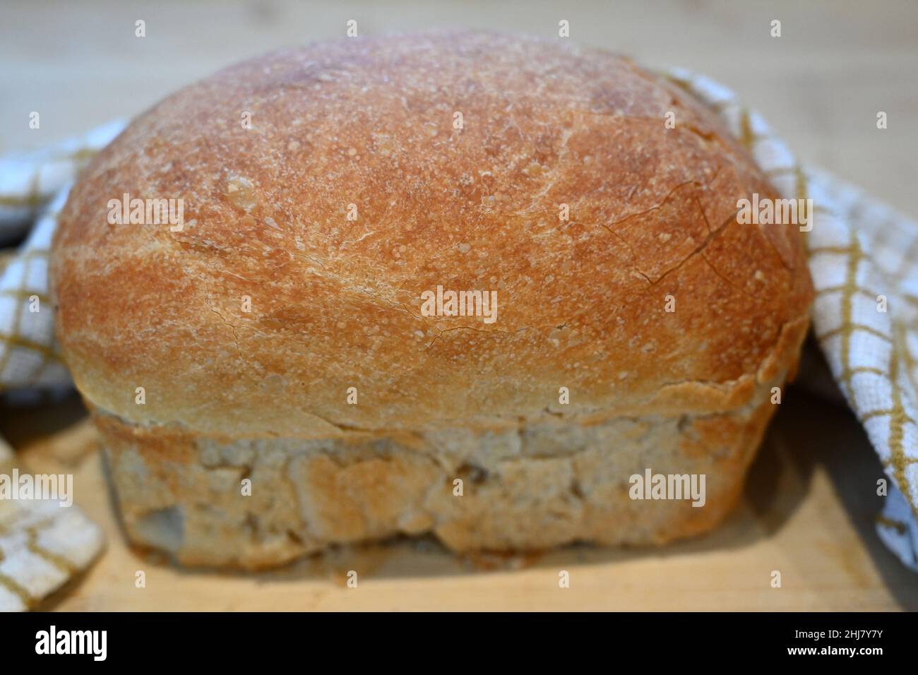 fresh loaf of bread Stock Photo