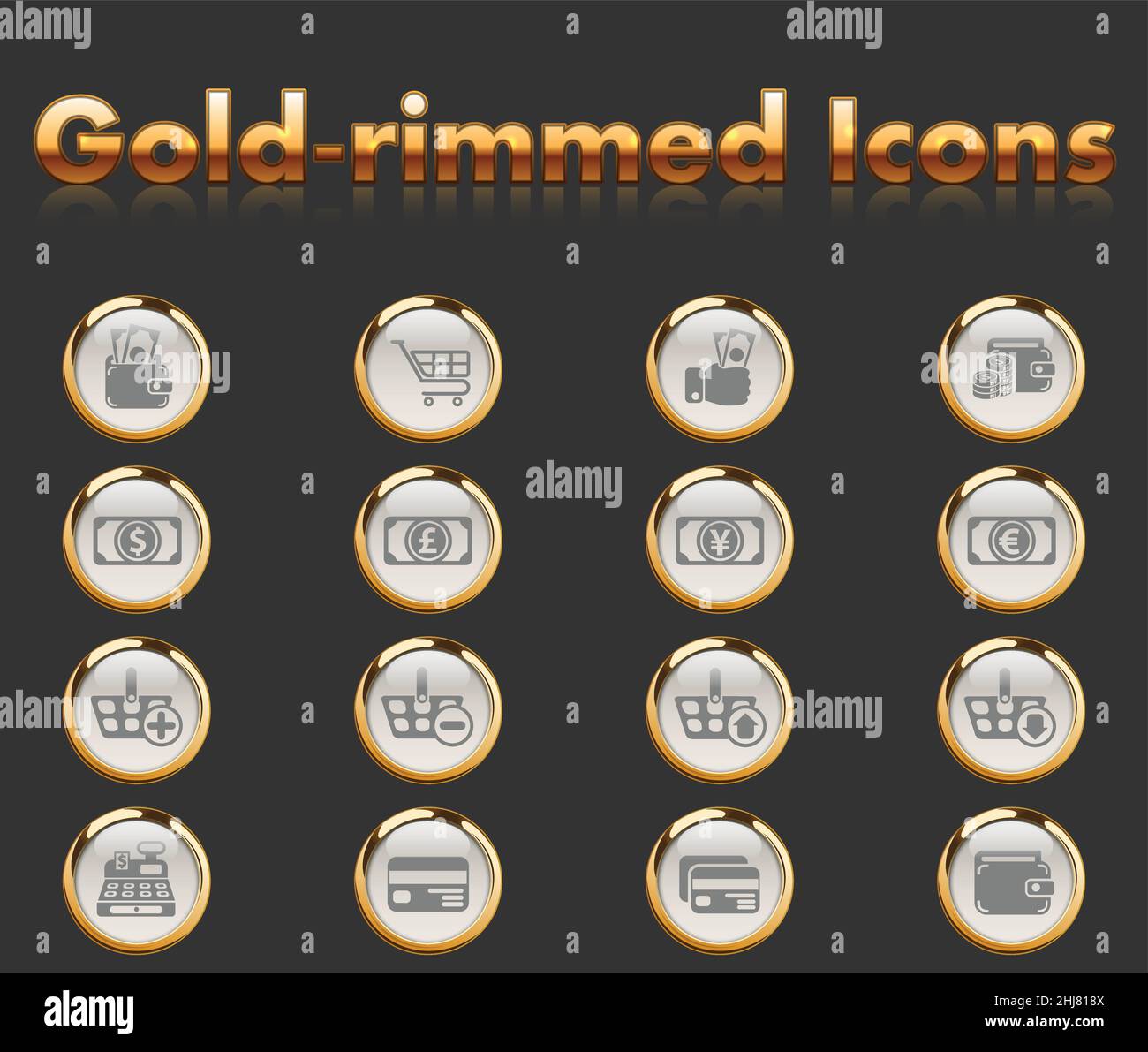 e-commerce icon set Stock Vector Image & Art - Alamy