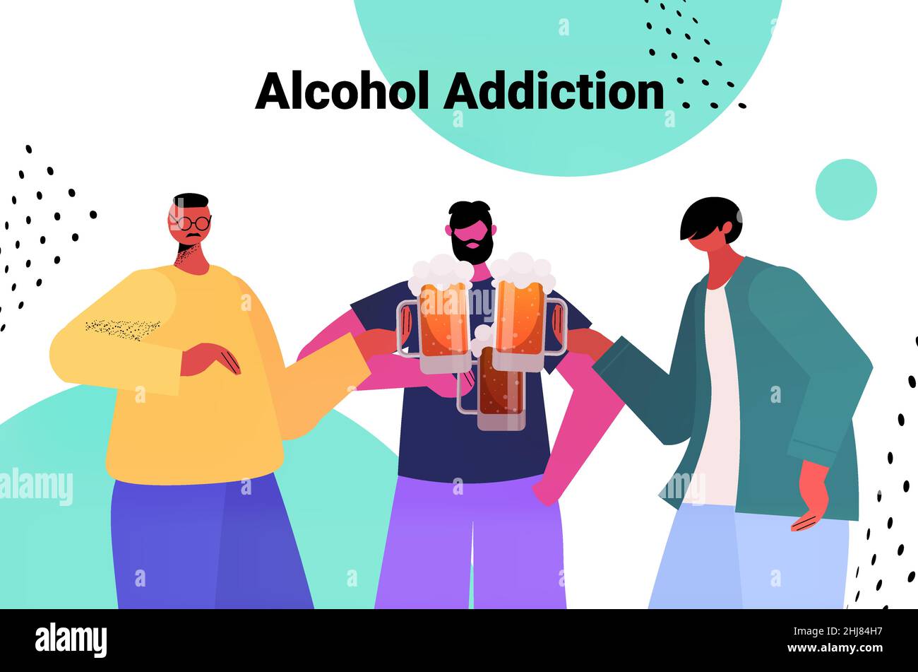 friends drinking beer addicted drunk people having fun alcohol