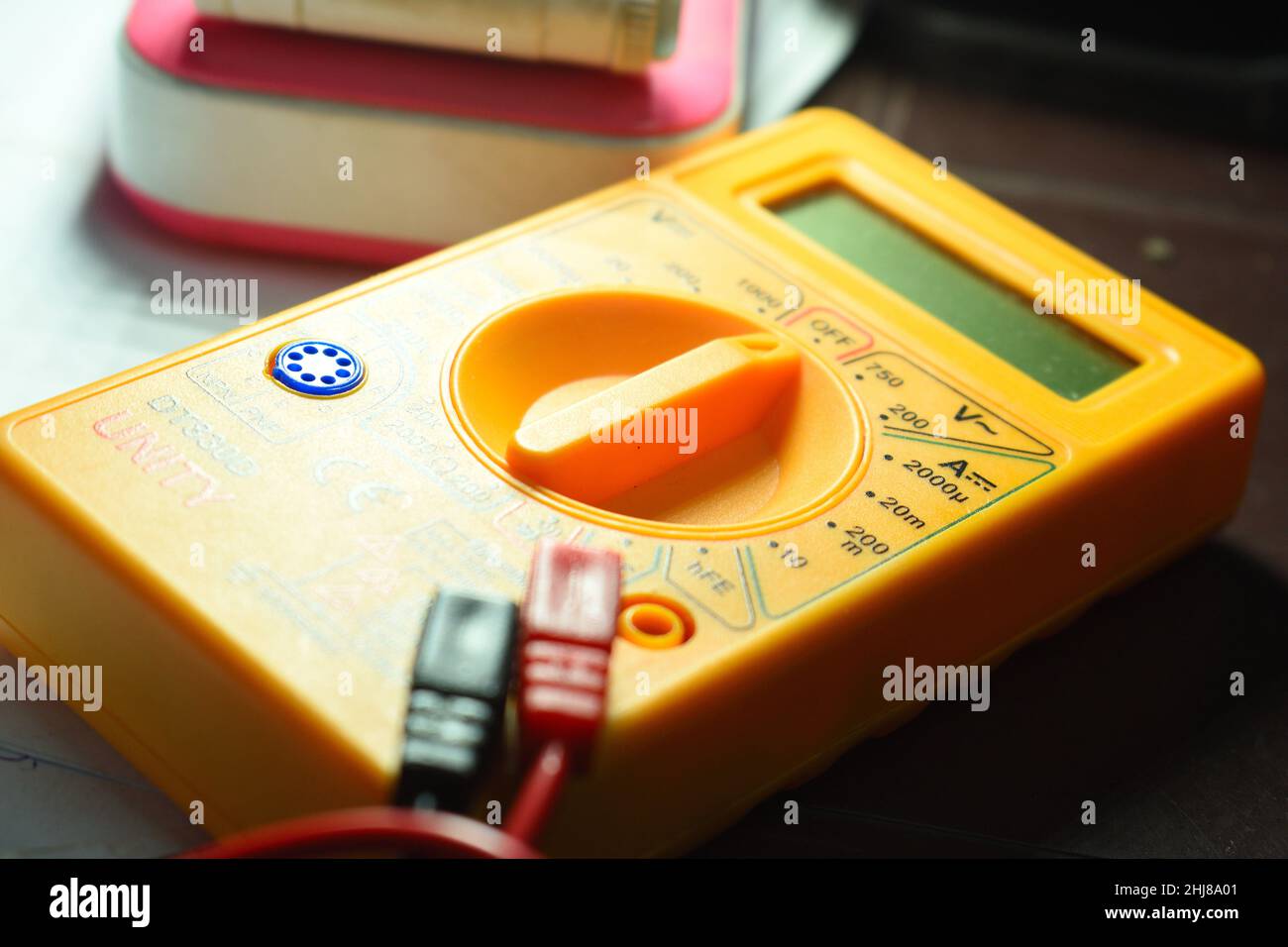 A small digital micrometer. A multimeter is an electronic measuring ...