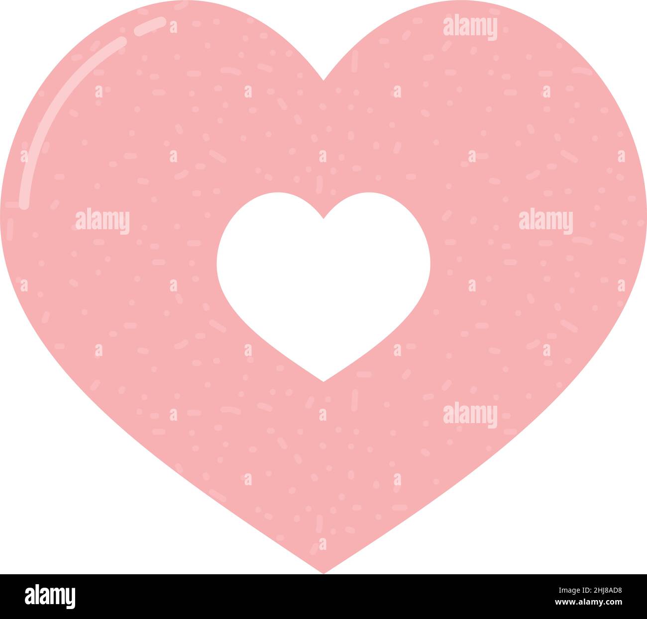 big pink heart Stock Vector Image & Art - Alamy