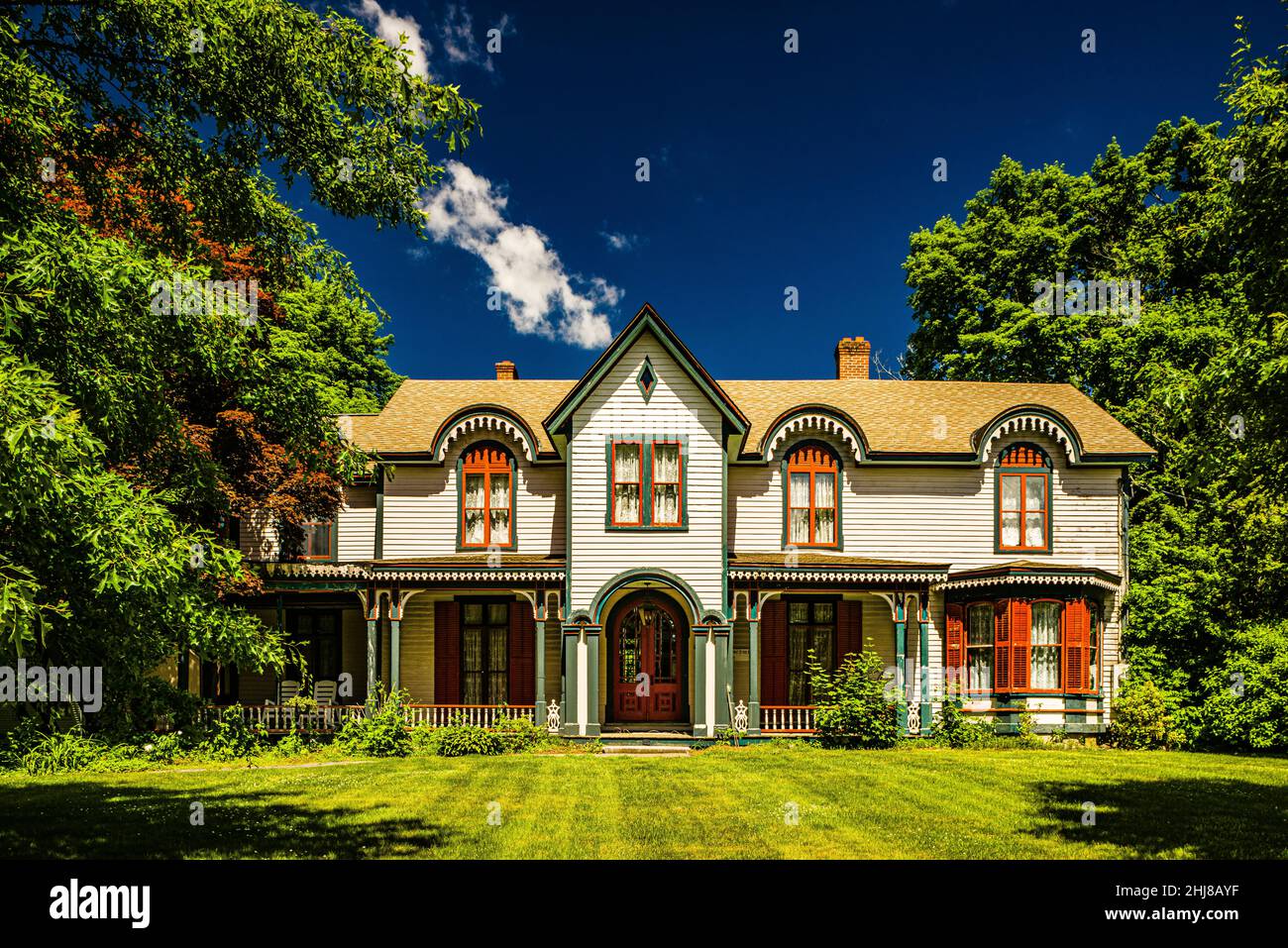 House Thompson Hill Historic District Thompson, Connecticut, USA Stock