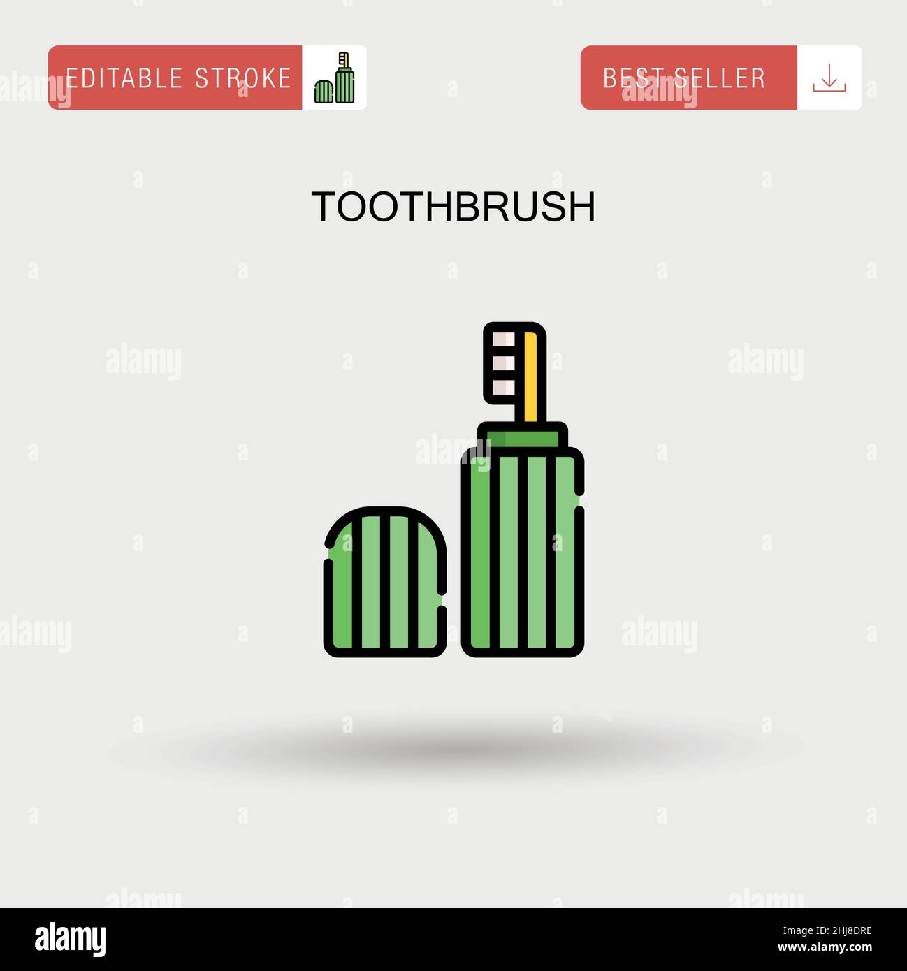 Eco toothbrushes Stock Vector Images - Alamy