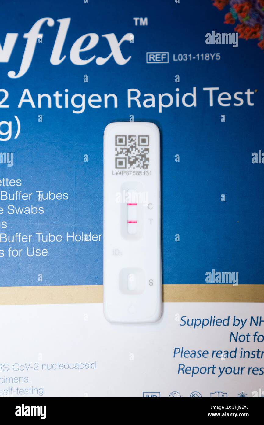 Lateral flow test / LFT / LFD / lateral flow device kit having tested