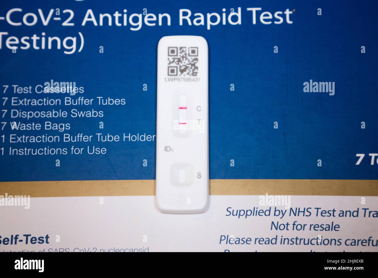 Lateral flow test / LFT / LFD / lateral flow device kit having tested