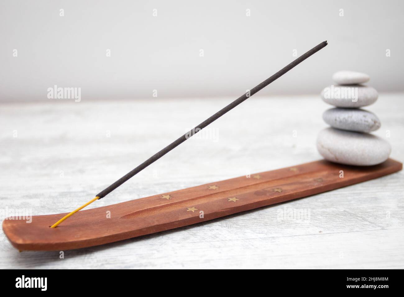 Burning incense stand hi-res stock photography and images - Alamy