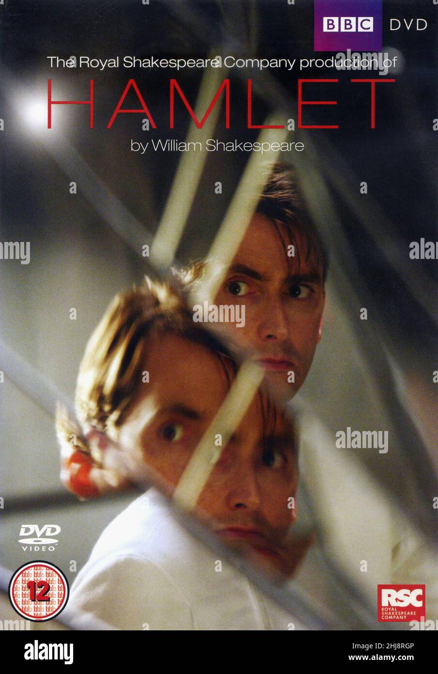 DVD Cover. 'Hamlet' by William Shakespeare. Royal Shakespeare Company. Stock Photo