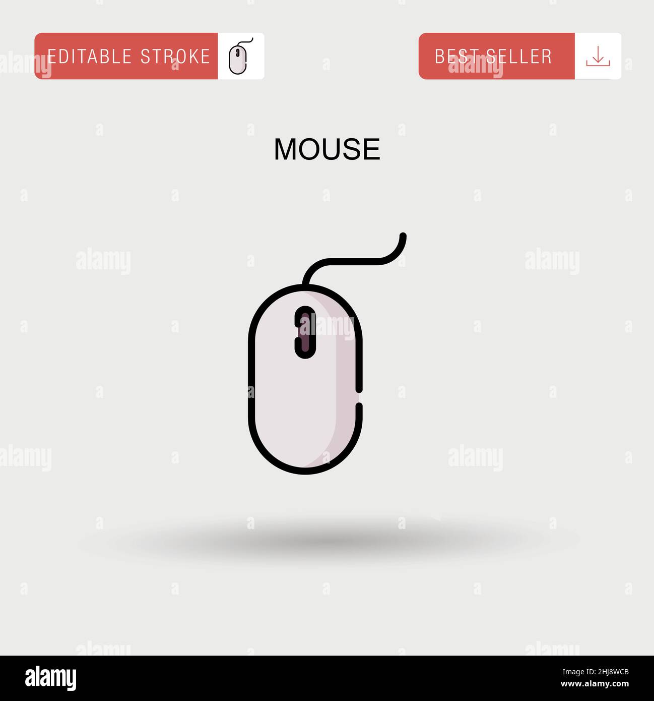 Cute pixel mouse background Stock Vector Images - Alamy
