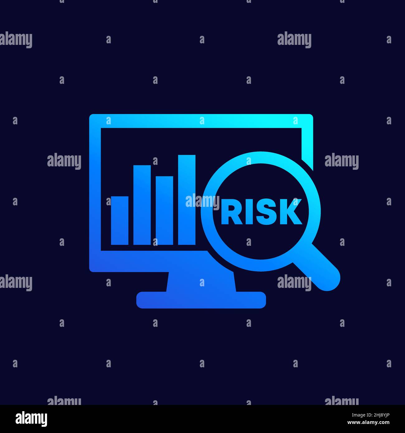 risk assessment icon for web Stock Vector Image & Art - Alamy