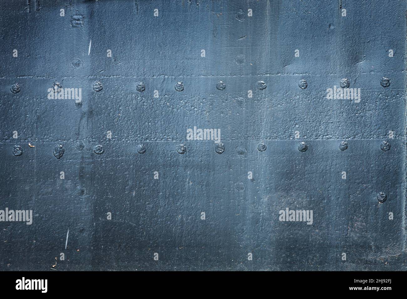 Metal texture with rivets from hull of old ship Stock Photo Alamy
