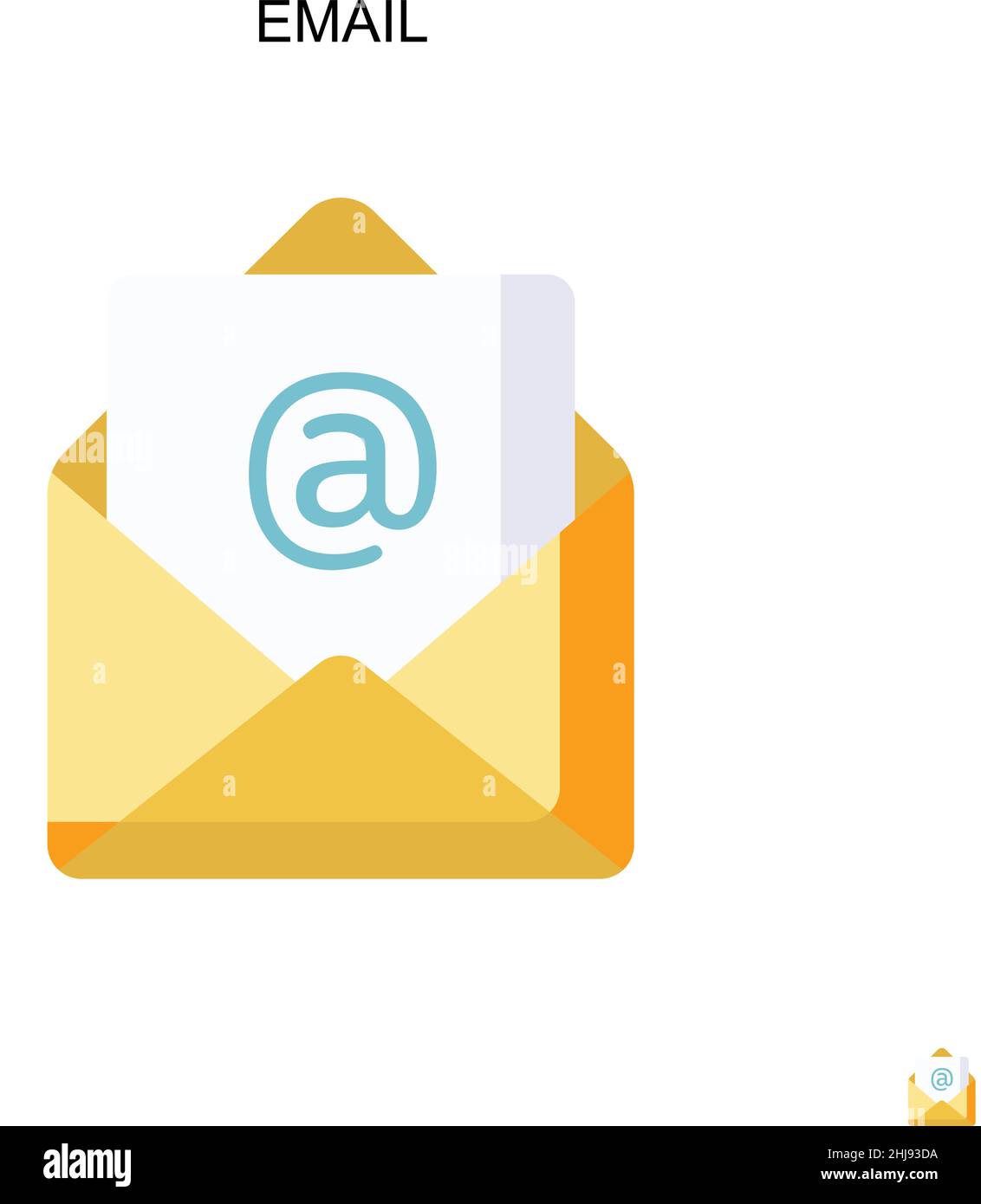 Email Simple vector icon. Illustration symbol design template for web ...